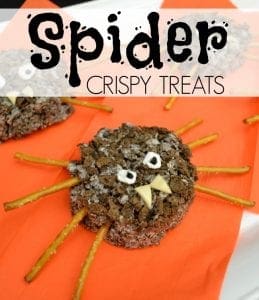 Spider crispy treats recipe