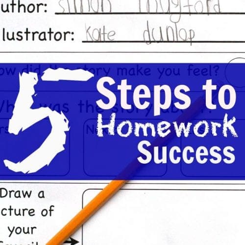 Steps to homework success