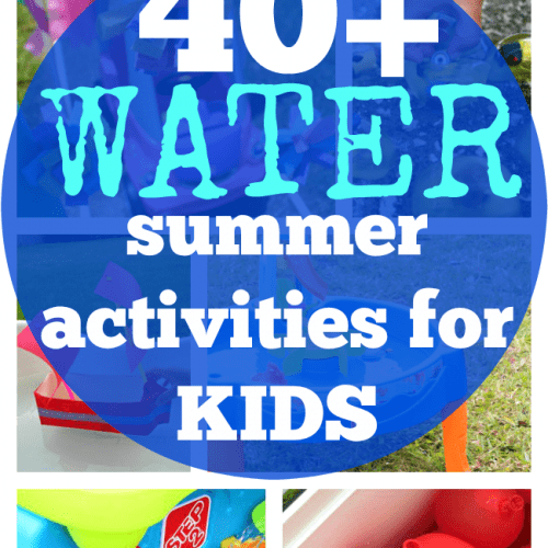 Summer activities for kids to have fun with water