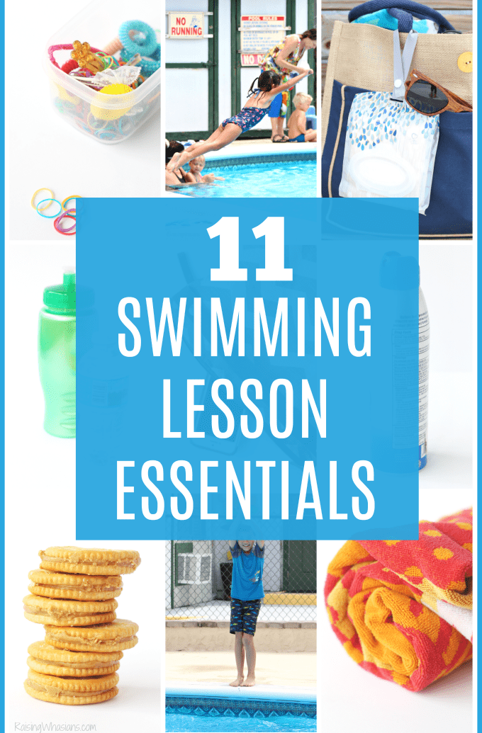 Swimming lesson essentials