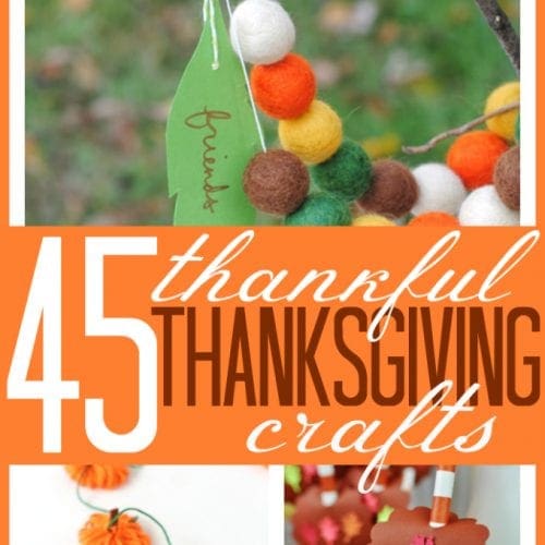 Thankful Thanksgiving crafts for kids