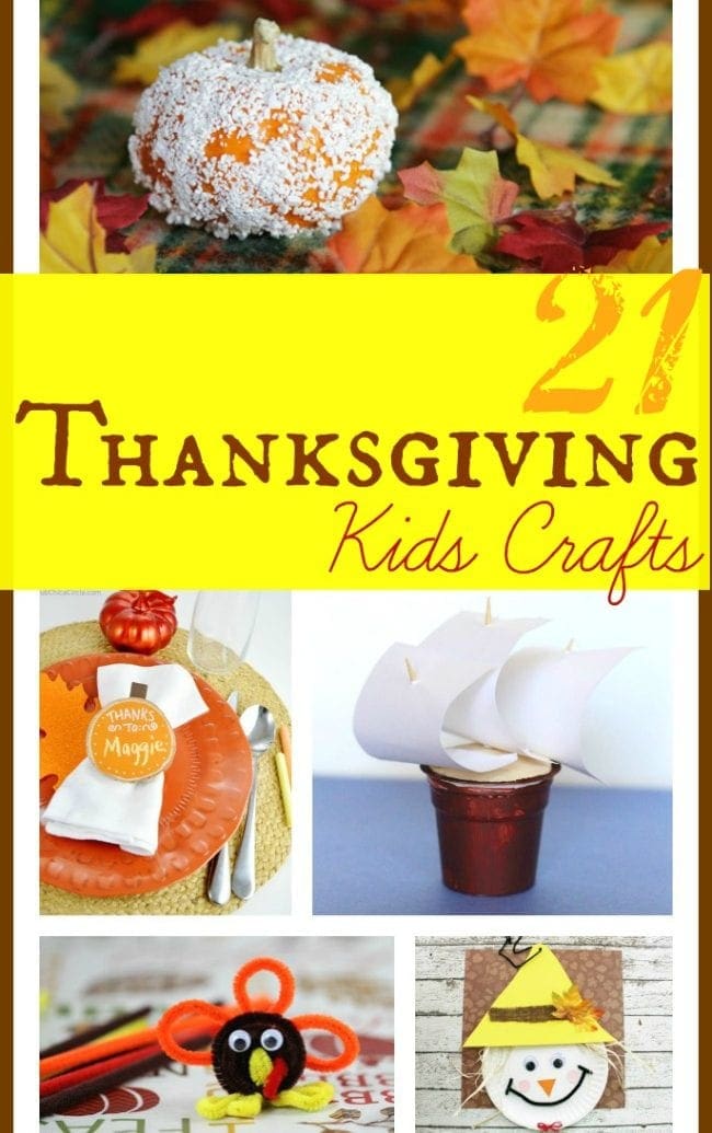 Thanksgiving kids crafts to create this November
