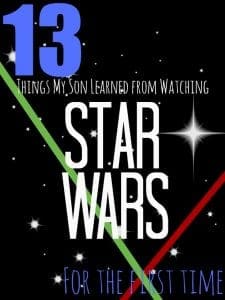 Things learned from watching star wars