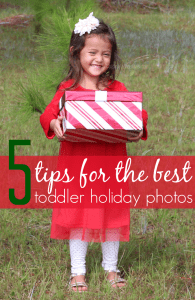 Tips for best toddler holiday photos