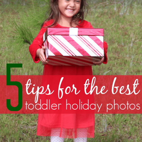Tips for best toddler holiday photos