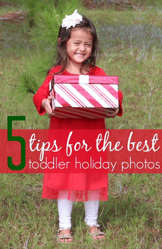 Tips for best toddler holiday photos
