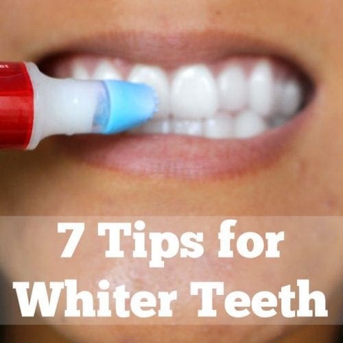 Tips for whiter teeth