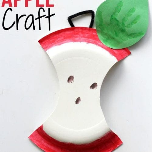 Toddler apple craft