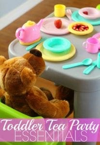 Toddler tea party essentials