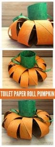 Toilet paper roll pumpkin craft pinterest