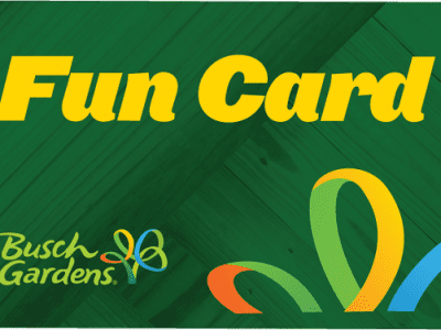 Busch Gardens fun card