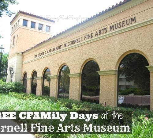 Cornell fine arts museum free