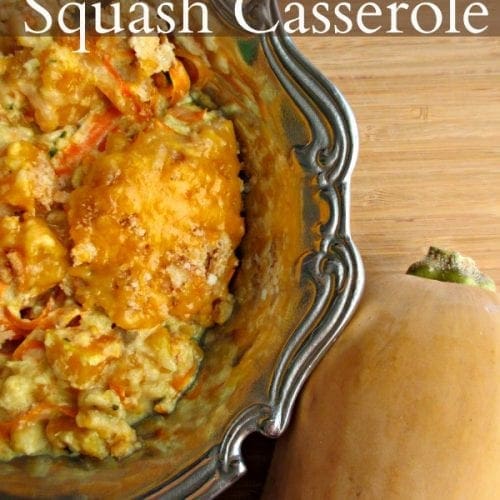 Crock pot squash casserole