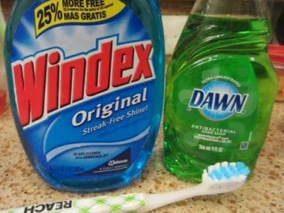 DIY jewelry cleaning solution