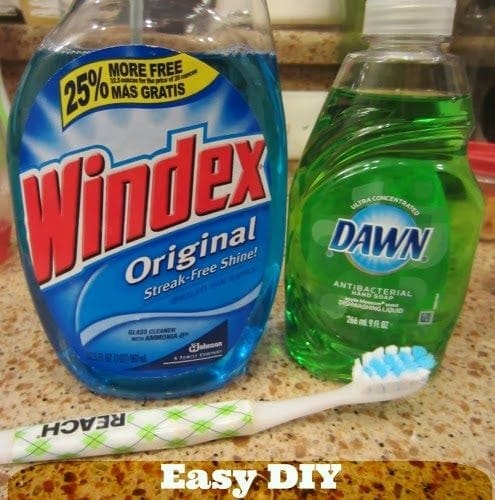 DIY jewelry cleaning solution