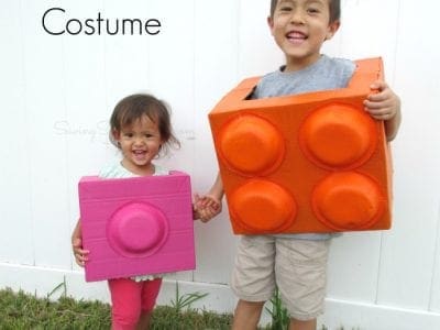 DIY Mega Bloks Halloween costume