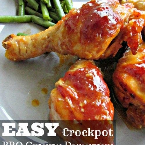 Easy crockpot BBQ chicken recipe