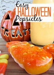 Easy Halloween popsicles