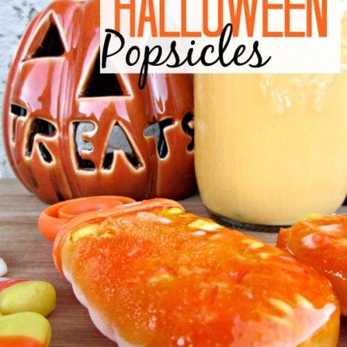 Easy Halloween popsicles
