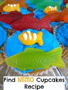 Finding nemo cupcakes