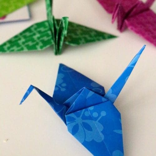 Grief paper cranes