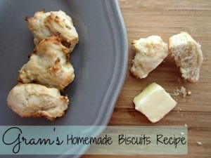 Homemade biscuits recipe