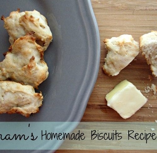 Homemade biscuits recipe