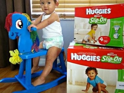 Huggies slip on diapers