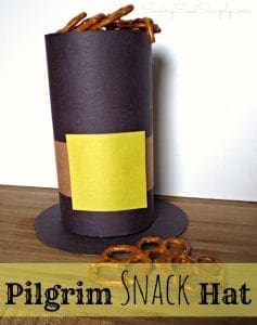 Pilgrim snack hat craft