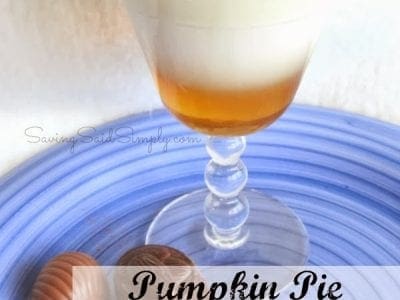 Pumpkin pie a la mode mocktail