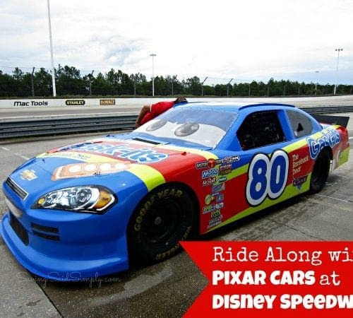 Ride along with Pixar Cars at Disney speedway