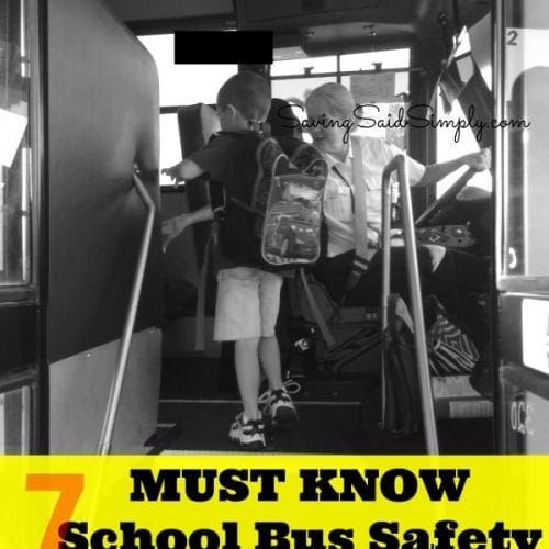 School bus safety tips