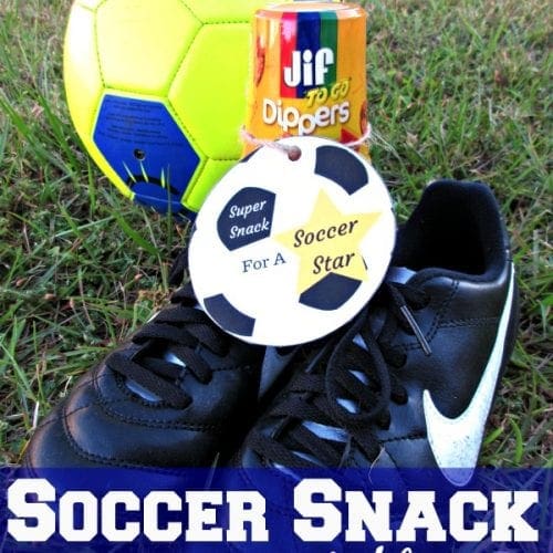 Free soccer snack printable