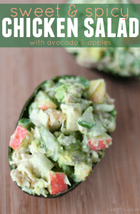 Sweet and spicy chicken salad