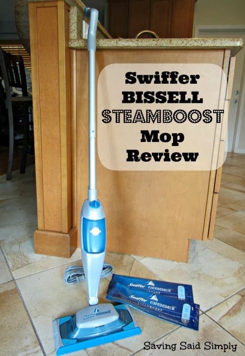 Swiffer BISSELL SteamBoost Steam Mop Review Raising Whasians