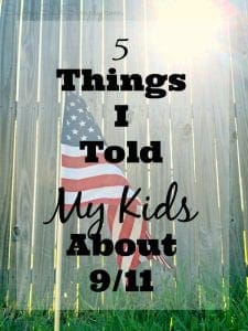 Tell kids about 9/11