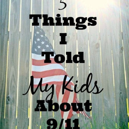 Tell kids about 9/11