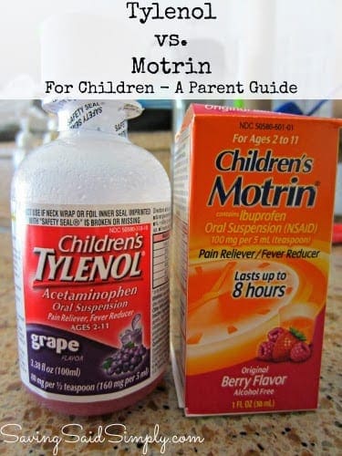 Tylenol vs Motrin