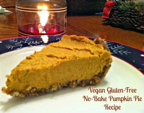 Vegan no bake pumpkin pie