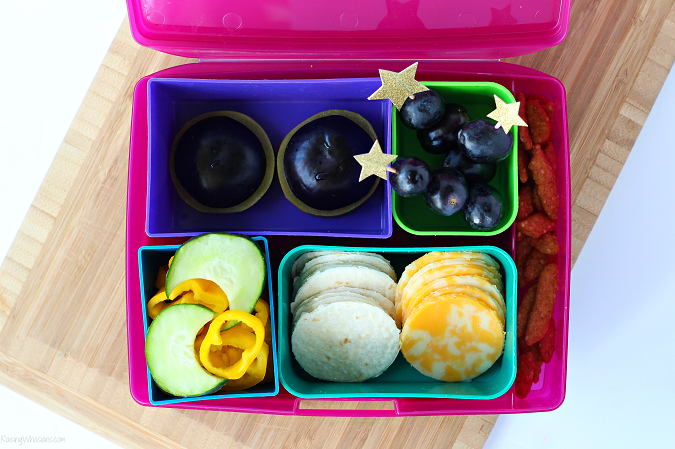 Solar Eclipse Bento Box Ideas - Raising Whasians Galaxy lunchbox ideas Head Back-to-School with these delicious, healthy & fun Solar Eclipse Bento Box Ideas for kids lunches + give back with the Power Your Lunchbox Pledge #Recipe #lunchbox #lunchrecipe #bentobox #BacktoSchool
