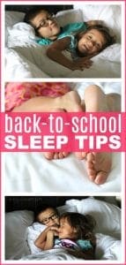Back-to-school sleep tips pinterest