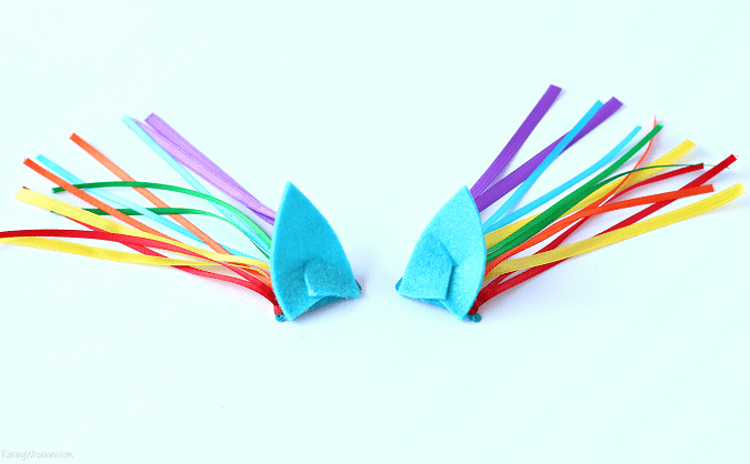DIY rainbow dash hair clips DIY rainbow dash hair clips