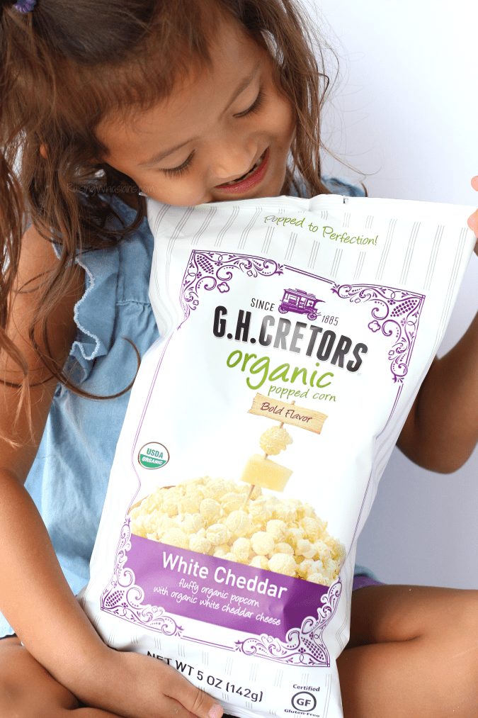 GH Cretors organic white cheddar