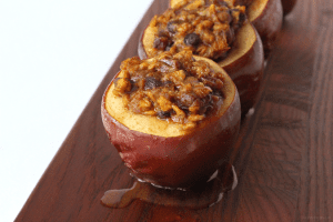 Crock pot pumpkin stuffed apples
