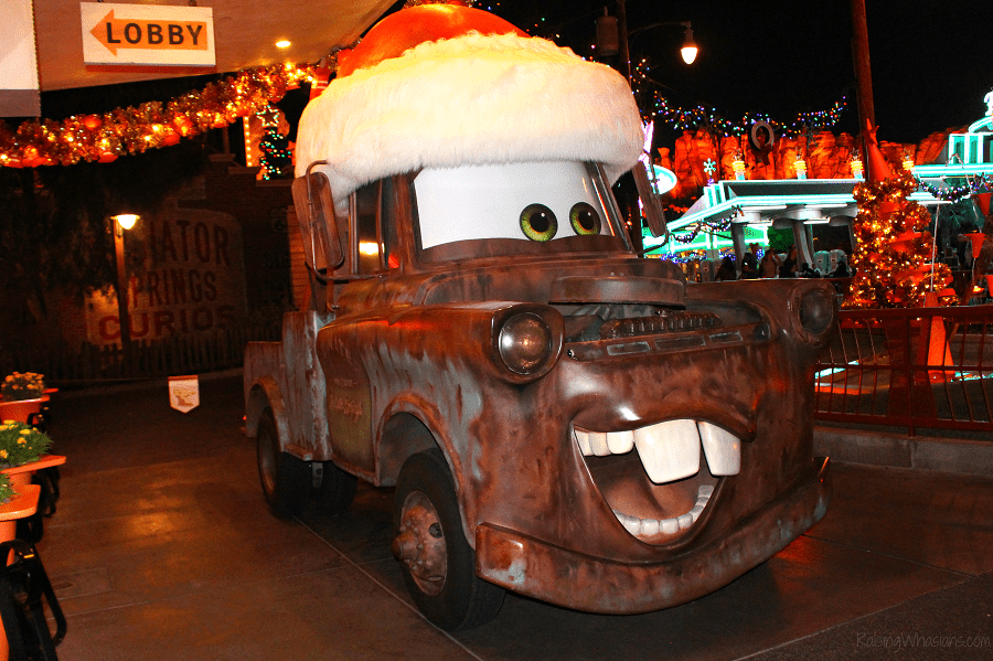 Disneyland Holidays Tips for the Disney World Lover - Raising Whasians Cars land Disneyland holidays
