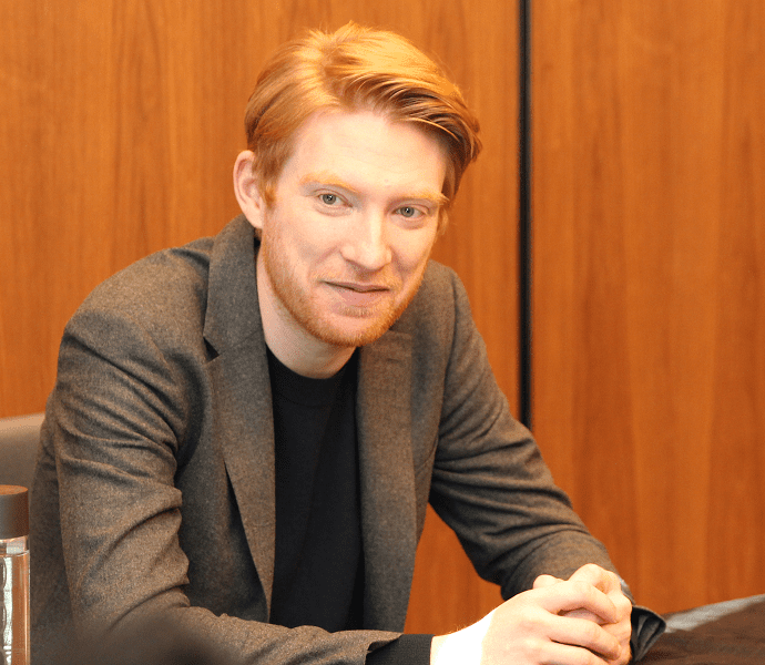 Domhnall Gleeson interview star wars the last jedi