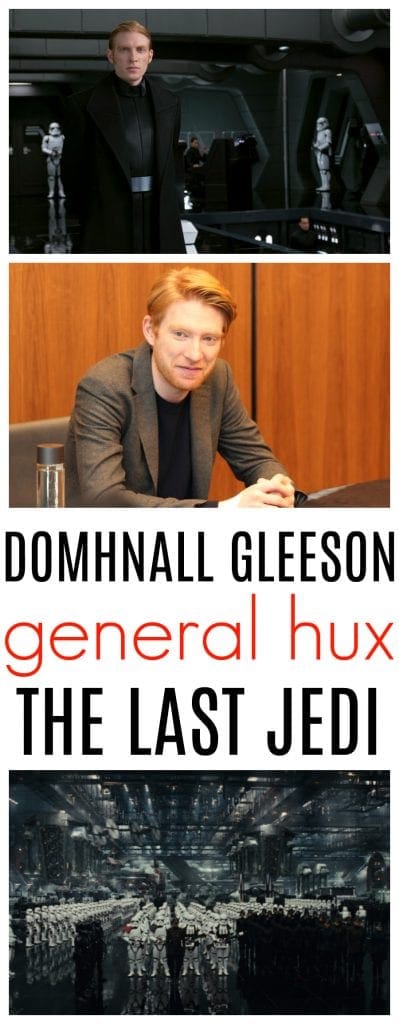 Domhnall Gleeson Interview | Star Wars: The Last Jedi & General Hux on the Edge #TheLastJediEvent - Raising Whasians Domhnall Gleeson the last jedi