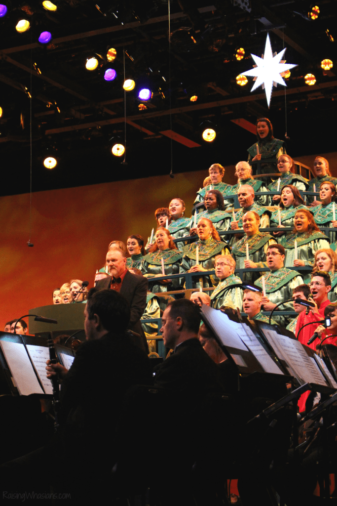 Epcot candlelight processional tips for families