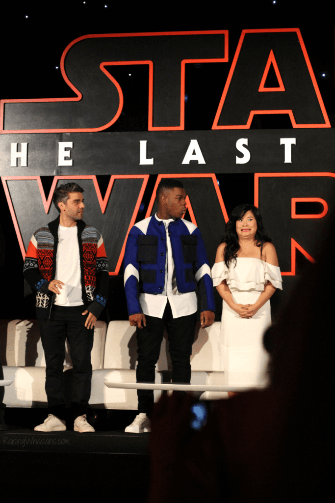 The last jedi press conference photos