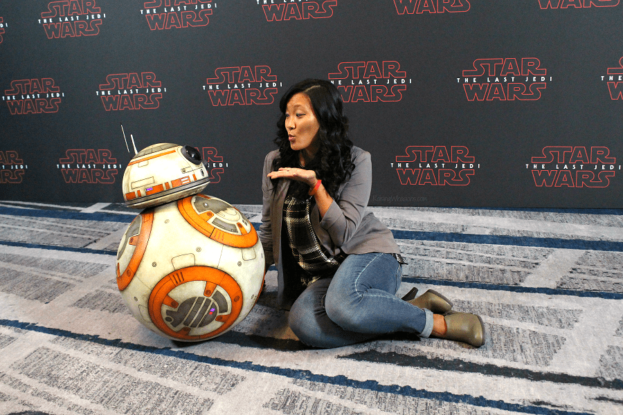 The last jedi press event BB-8